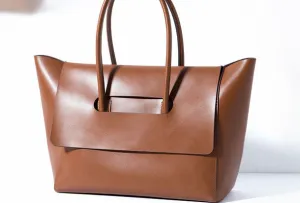 Artistic Fashion Street Style Genuine Leather handbag shoulder bag large tote for women leather shopper bag