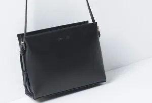 Genuine Leather Satchel bag shoulder bag for women leather crossbody bag Classic Feature zipper closure