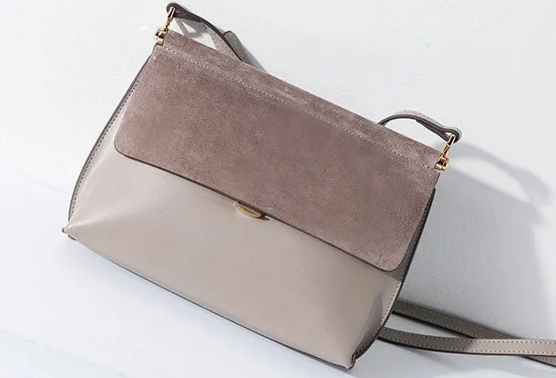 Genuine Leather Satchel bag shoulder bag for women leather crossbody bag Timeless Handbag