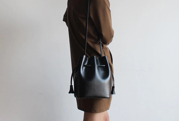 Genuine Leather Bucket Bag Purse Bag Shoulder Bag for Women Leather Crossbody Bag Daily Routine