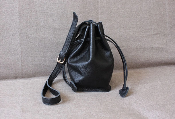 Distinct Spirit Genuine Leather Bucket Bag Shoulder Bag Crossbody Bag Handbag Purse For Women
