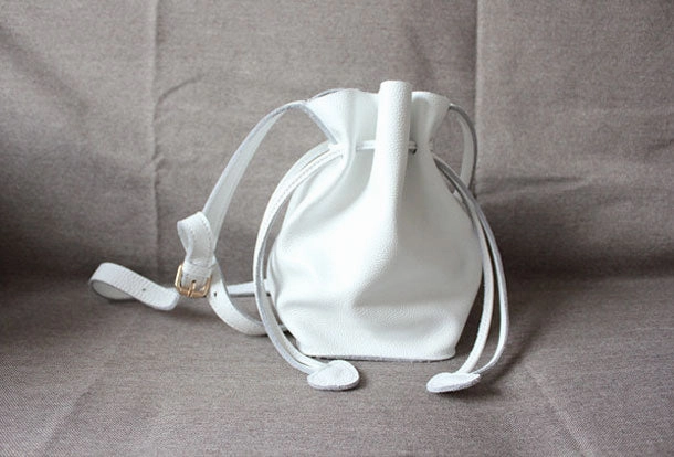 Genuine Leather Bucket Bag Shoulder Bag Crossbody Bag Handbag Purse For Women Casual Outfitters Casual Function