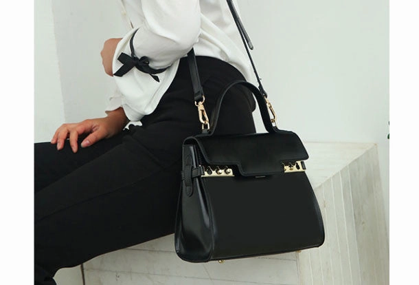 Genuine Leather crossbodybag handbag shoulder bag for women leather bag Sustainable Vision Shoulder Carry