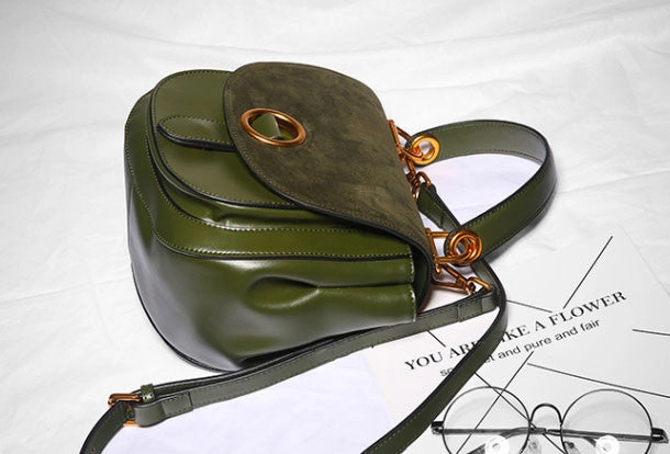 Genuine Leather crossbodybag handbag shoulder bag for women leather bag Fashion Essential Elegant Vision