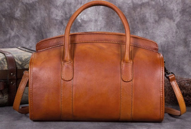 Genuine Leather Handbag Briefcase Bag Vintage Crossbody Bag Shoulder Bag Purse For Women Mens Elegant jewelry bag