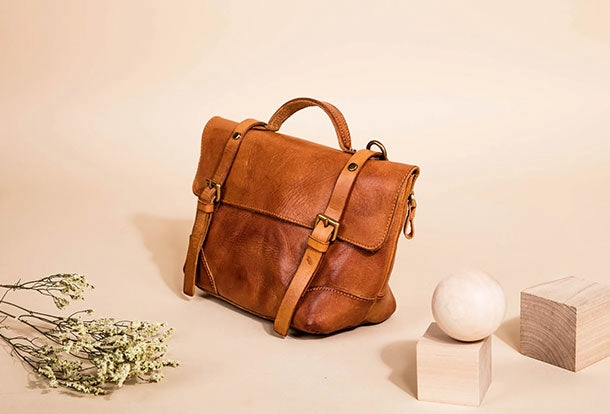 Casual Street Genuine Leather Handbag Messenger Bag Crossbody Bag Shoulder Bag Purse For Women