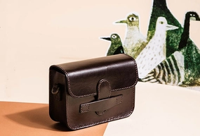 casual spirit Genuine Leather Handbag Messenger Bag Crossbody Bag Shoulder Bag Purse For Women