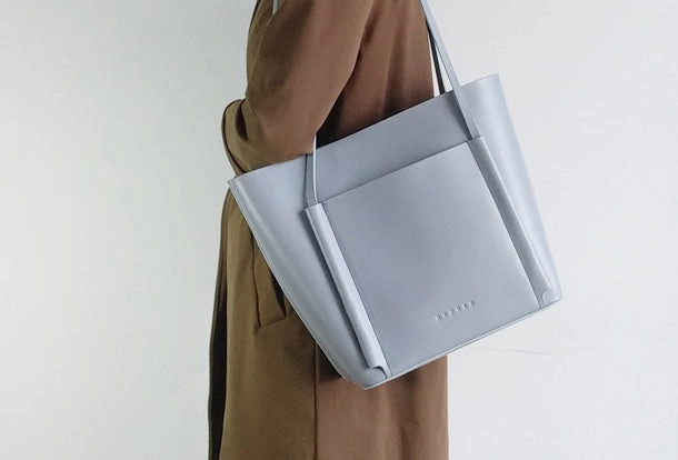 Genuine Leather Handbag purse Large Shoulder bag Tote Bag Shopper Bag for Women Weekend Escape Modern Evening