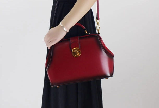 Comfortable crossbody bag Genuine Leather handbag purse shoulder bag black for women leather crossbody bag