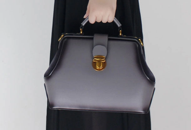 Genuine Leather handbag purse shoulder bag black for women leather crossbody bag Casual Trend