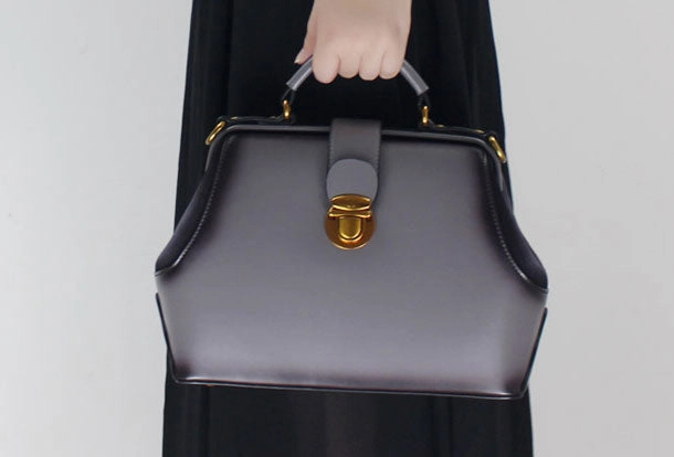 Genuine Leather handbag purse shoulder bag black for women leather crossbody bag Functional Style