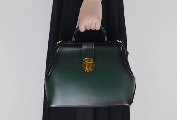 Simple Utility Chic Detail Genuine Leather handbag purse shoulder bag black for women leather crossbody bag