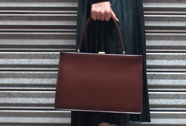 Genuine Leather Handbag Purse Shoulder Bag Work Bag for Women Leather Shopper Bag Minimal Touch Sophisticated evening clutch