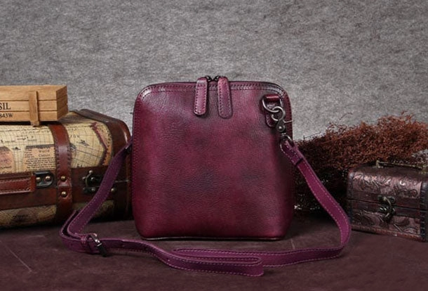 Comfortable crossbody bag Genuine Leather Handbag Shell Style Bag Crossbody Bag Shoulder Bag Purse For Women