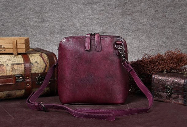 Genuine Leather Handbag Shell Style Bag Crossbody Bag Shoulder Bag Purse For Women Smart Utility