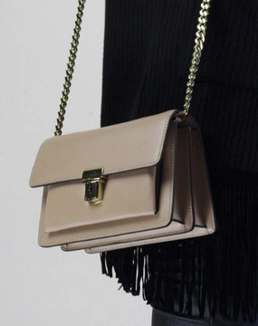 Genuine Leather handbag shoulder bag black red for women leather crossbody bag Daily Classic Modern Edge