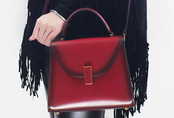 Genuine Leather handbag shoulder bag for women leather crossbody bag Soft Tone