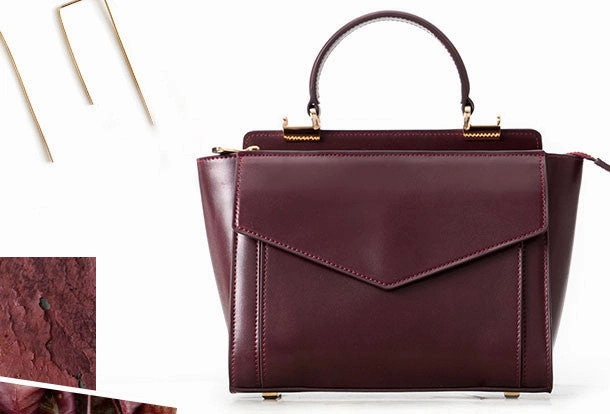 Stylish Fit Genuine Leather handbag shoulder bag for women leather shopper bag