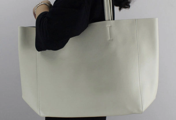 Genuine Leather handbag shoulder bag large tote for women leather shopper bag Daytime use Smart Accessory