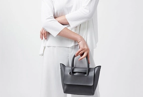 Trendy Design Genuine Leather handbag shoulder bag large tote for women leather shopper bag