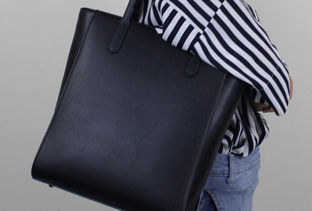 Genuine Leather handbag shoulder bag large tote for women leather shopper bag Chic Travel