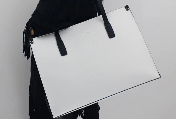 Practical Option Genuine Leather handbag shoulder bag large tote for women leather shopper bag