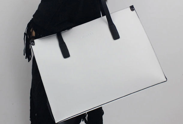 Genuine Leather handbag shoulder bag large tote for women leather shopper bag Phone Slot