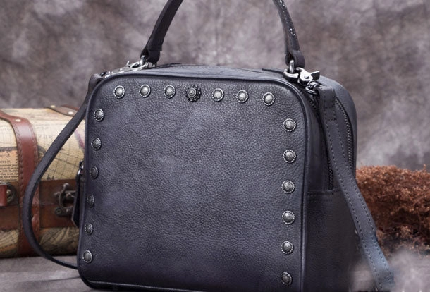 Genuine Leather Handbag Vintage Bag Shoulder Bag Crossbody Bag Clutch Purse For Women Easy Carry Casual Outfitters