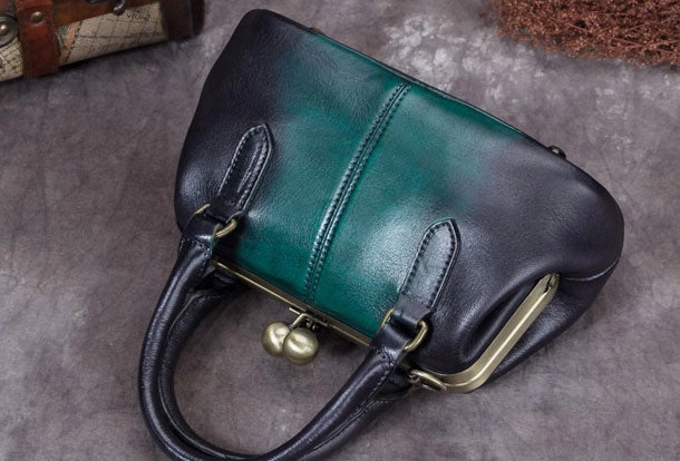 Compact Feature Everyday Essentials Genuine Leather Handbag Vintage Bag Shoulder Bag Crossbody Bag Clutch Purse For Women