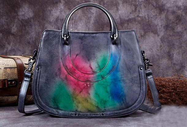 Genuine Leather Handbag Vintage Bag Shoulder Bag Crossbody Bag Purse Clutch For Women Coin Pouch