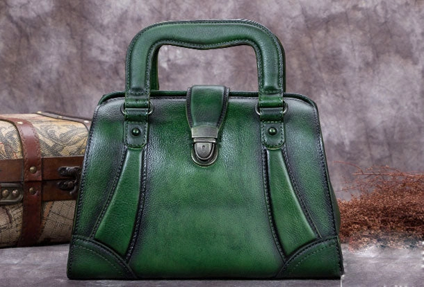 Lightweight accessory Eco-Friendly Choice Genuine Leather Handbag Vintage Bag Shoulder Bag Crossbody Bag Purse For Women