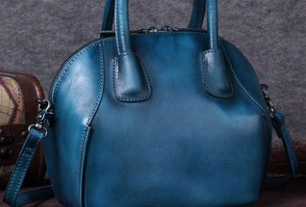 Season Color Contemporary Edge Genuine Leather Handbag Vintage Crossbody Bag Shoulder Bag Purse For Women