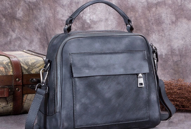 Elegant Style Trendy Accessory Genuine Leather Handbag Vintage Crossbody Bag Shoulder Bag Purse For Women