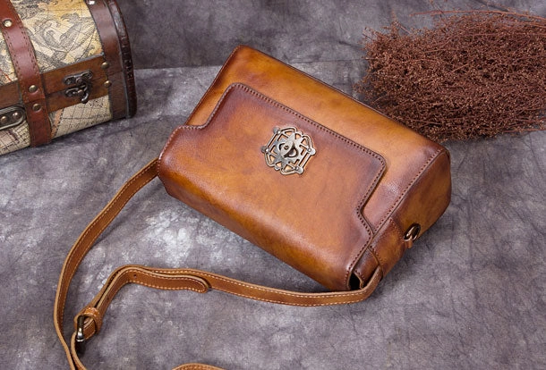 Genuine Leather Handbag Vintage Satchel Bag Shoulder Bag Crossbody Bag Purse For Women Best Seller