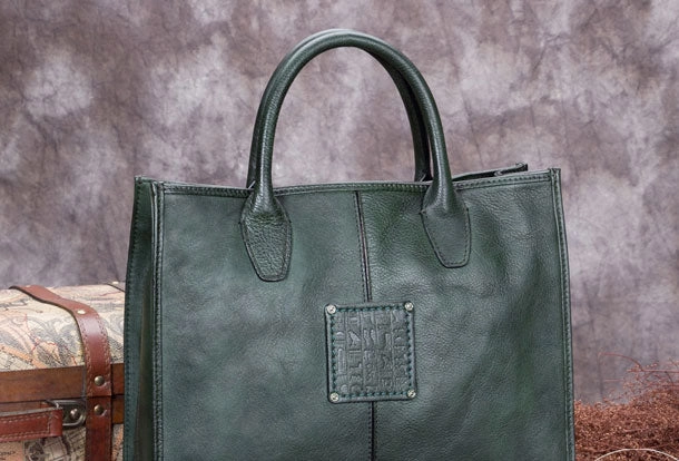 Season Trend Stylish Street Genuine Leather Handbag Vintage Tote Bag Crossbody Bag Shoulder Bag Purse For Women