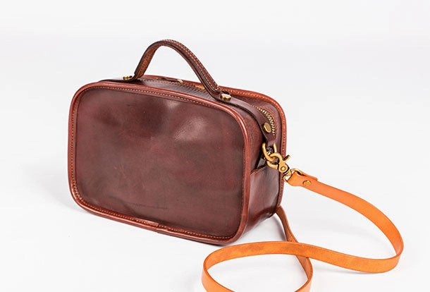 Genuine Leather Handmade Handbag Shoulder Bag Purse For Women Functional Look