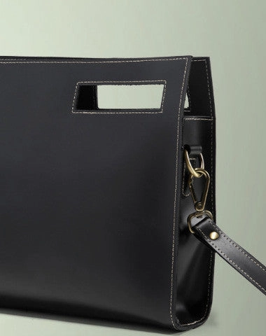 Genuine leather men clutch bag messenger large vintage shoulder bag vintage bag Stylish Gear Practical Choice