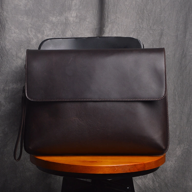 Genuine Leather messenger bag clutch leather men phone pad zip clutch vintage wallet for men Durable Simplicity Workday Function