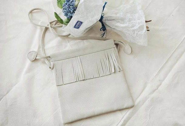 Genuine Leather Shoulder Bag Tassel Crossbody Bag Handbag Purse For Women Elegant Minimalism Versatile Function