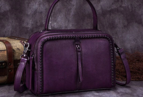 Vintage Leather Handbag Tassel Shoulder Bag Crossbody Bag Purses For Women Fashion Must Elegant Silhouette