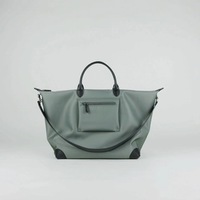 Gray Womens Nylon Shoulder Totes Gray Womens Nylon Shoulder Handbag Nylon Handbag Purse for Ladies Simple Luxury Modern Aesthetic