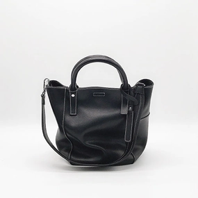 Green LEATHER WOMEN Bucket Handbag Barrel Shoulder Purses FOR WOMEN Festival Outfit