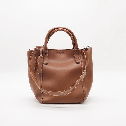 Practical day bag Artistic Fashion Green LEATHER WOMEN Bucket Handbag Barrel Shoulder Purses FOR WOMEN