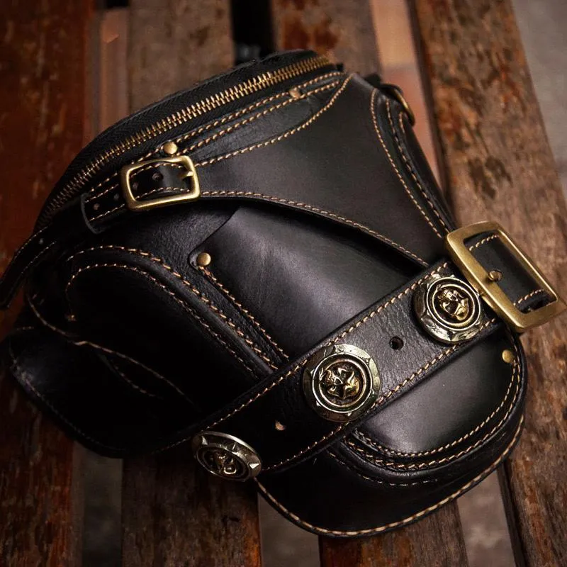 Leather Belt Pouch Mens Small Cases Waist Bags Hip Pack Belt Bags for Men Premium Leather Durable Craftsmanship