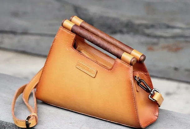 Commuter Friendly Handmade handbag purse leather crossbody bag purse shoulder bag for women