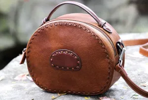 Handmade handbag purse leather crossbody bag purse shoulder bag for women Feminine leather satchel Luxury Engineering