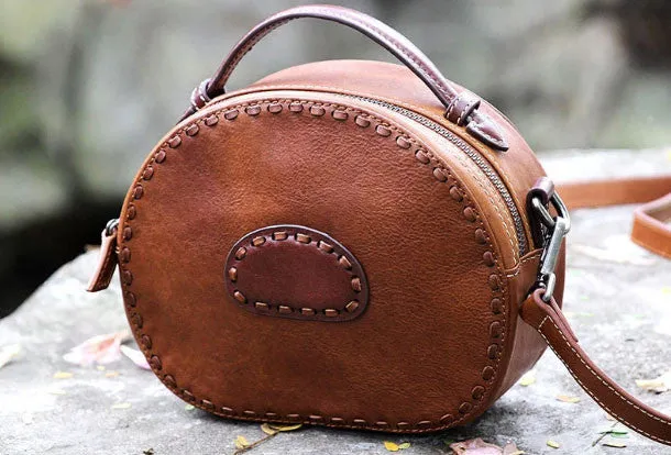 Handmade handbag purse leather crossbody bag purse shoulder bag for women Feminine leather satchel Luxury Engineering