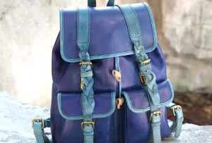 Smart Accessory Everyday Fashion Handmade Leather backpack bag shoulder bag for women leather purse