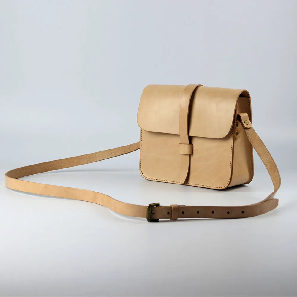 light texture Handmade Leather bag for women leather shoulder bag crossbody bag