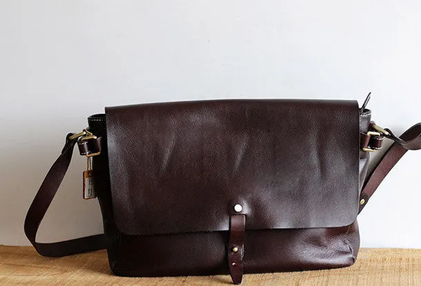 Compact Size Handmade Leather bag for women leather shoulder bag crossbody bag messenger bag